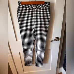 Free people, black and white skinny pants